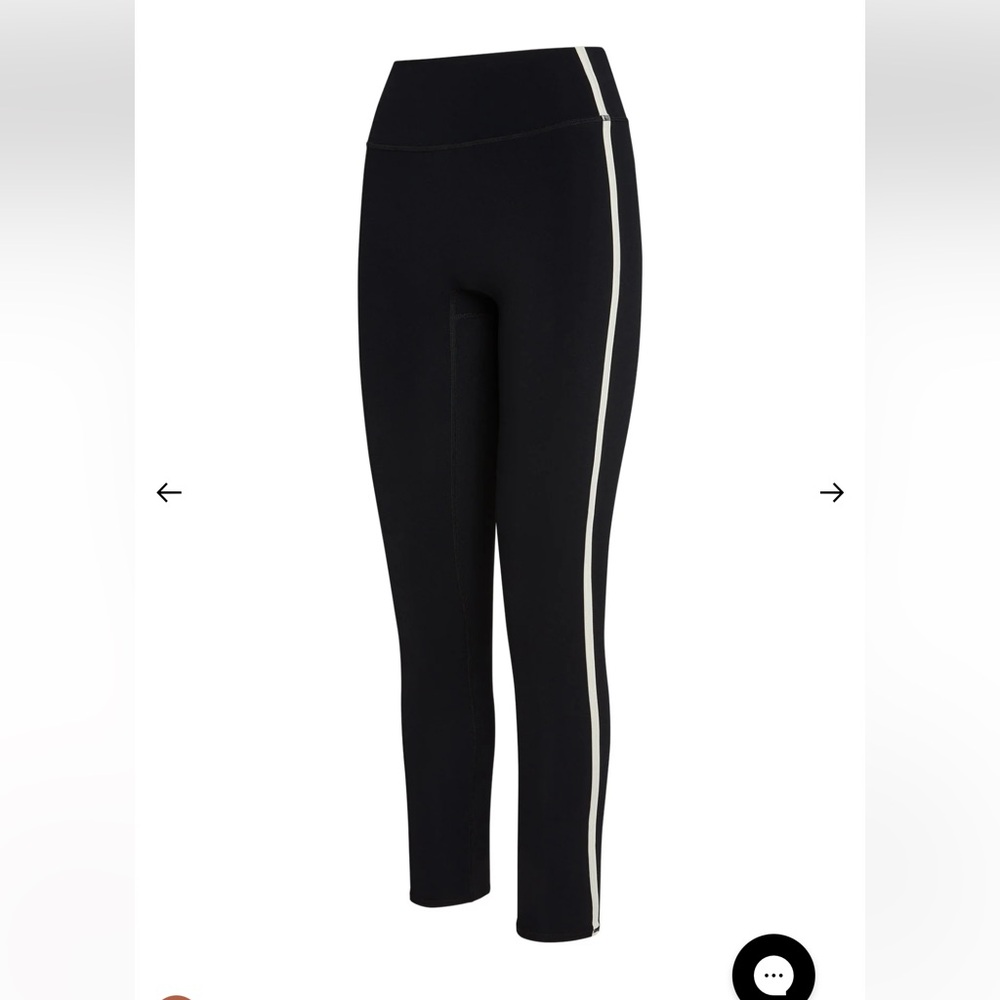 Monday Swimwear Acadia Legging 27" - Black/Ivory